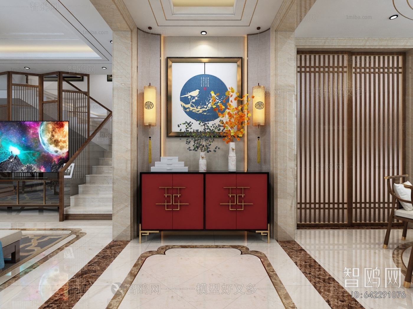 New Chinese Style Hallway