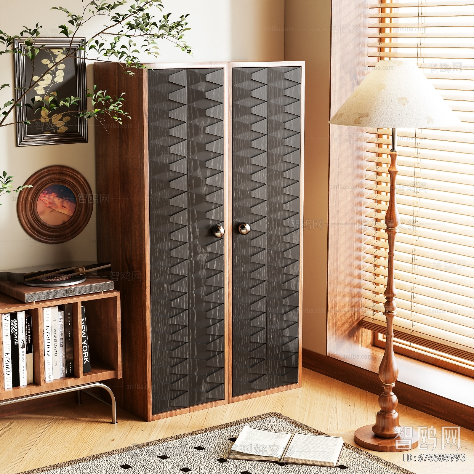 Wabi-sabi Style Side Cabinet/Entrance Cabinet