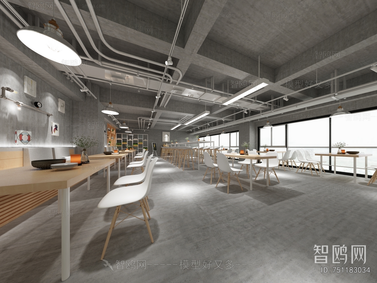 Industrial Style Mess Hall