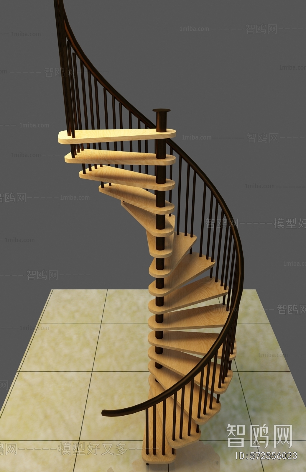 Modern Rotating Staircase