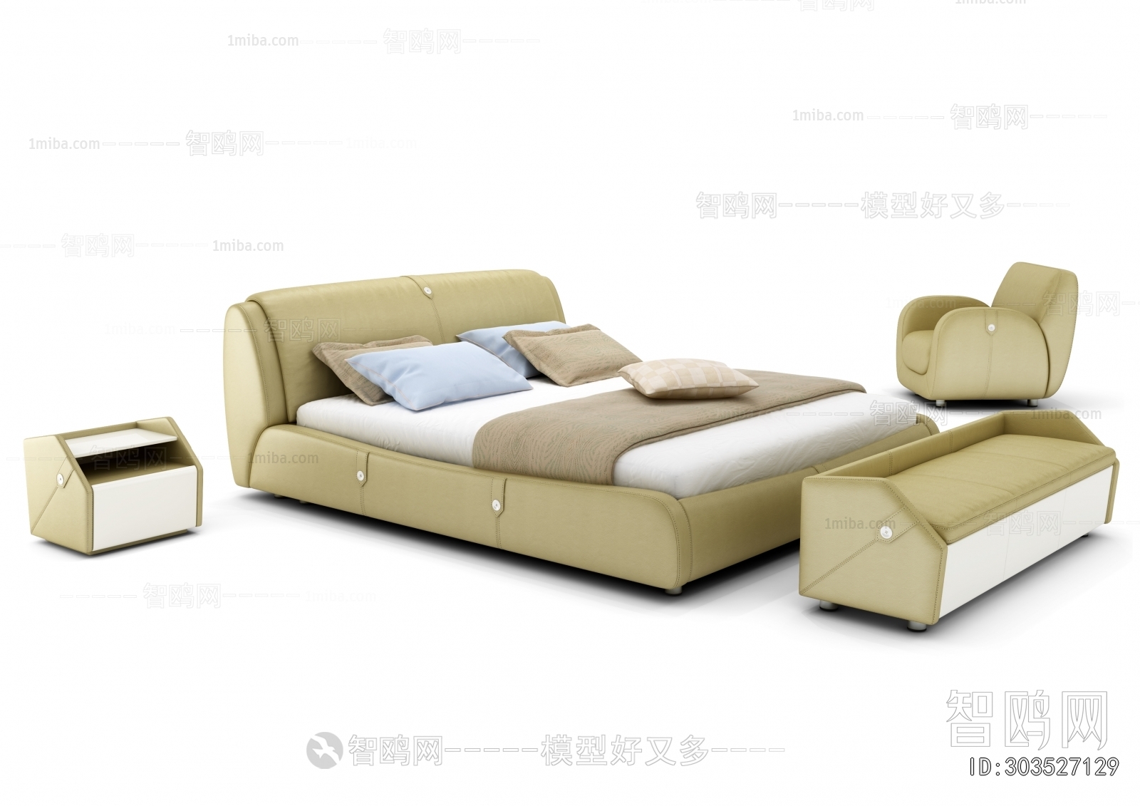 Modern Double Bed