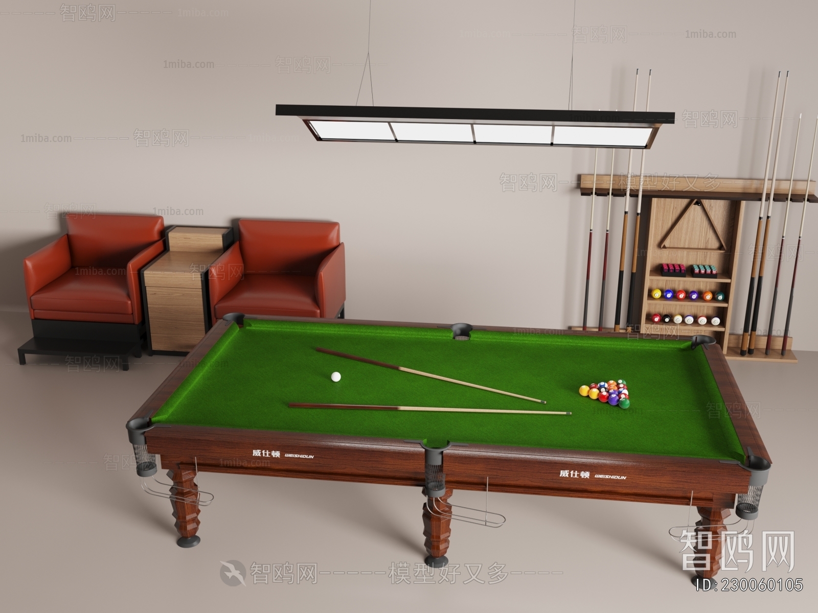 Modern Pool Table