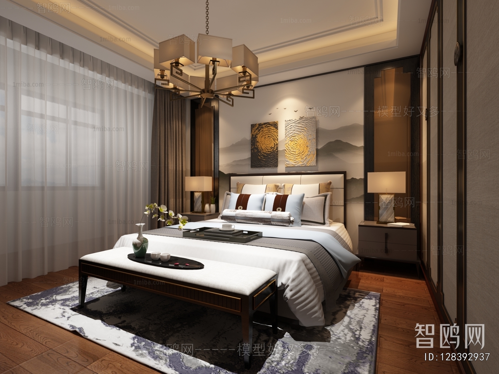 New Chinese Style Guest Room