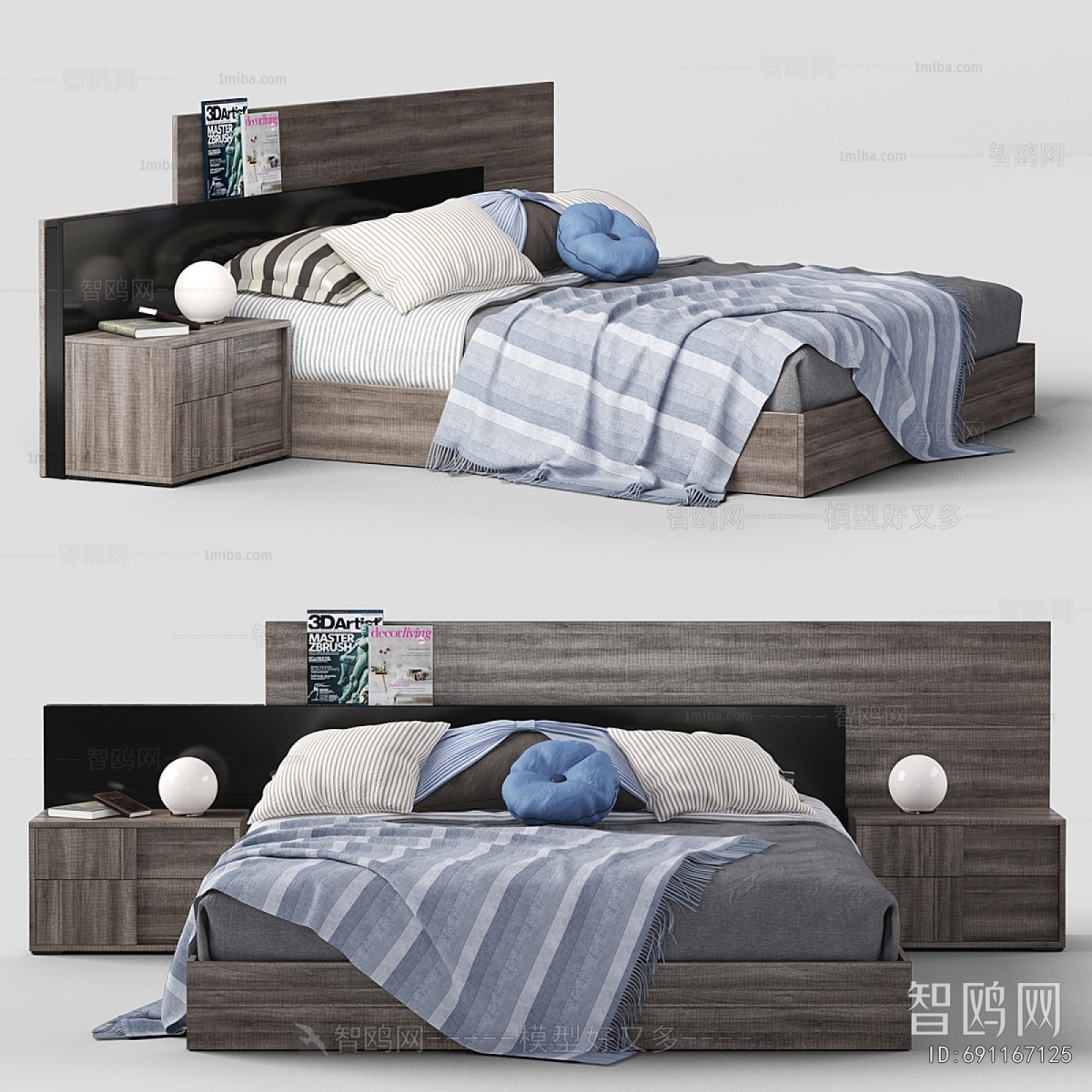 Modern Double Bed