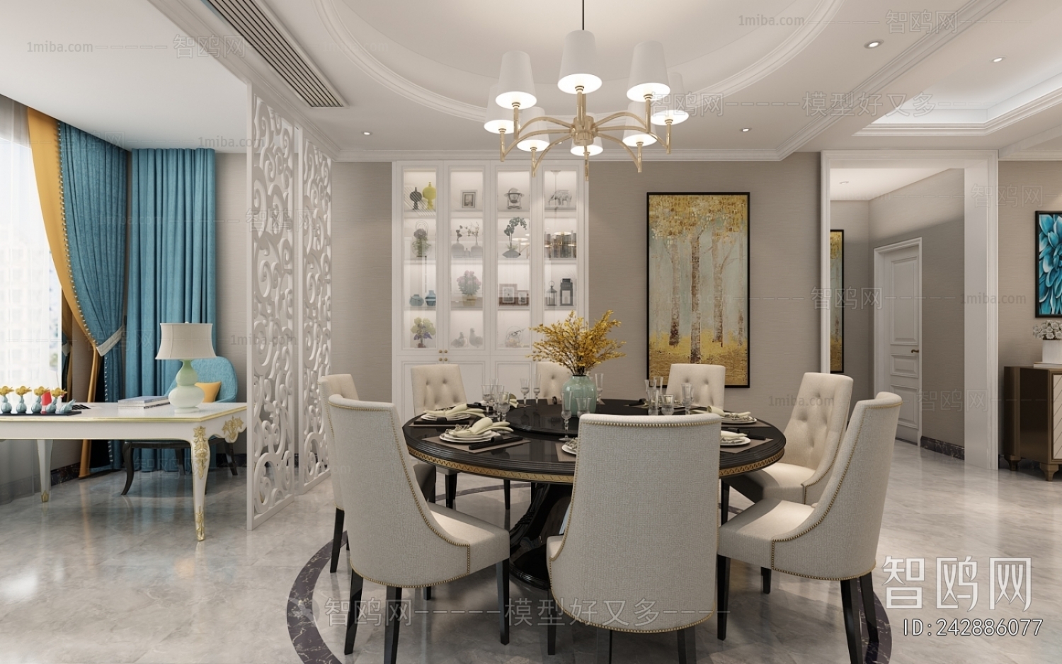 European Style Dining Room