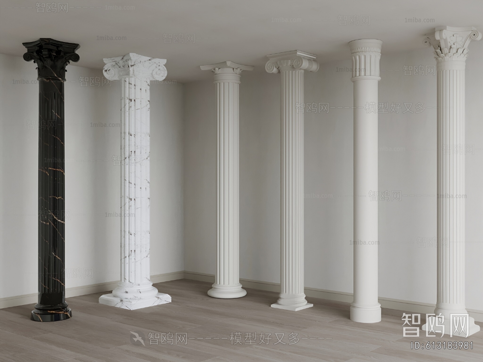 European Style Roman Pillar