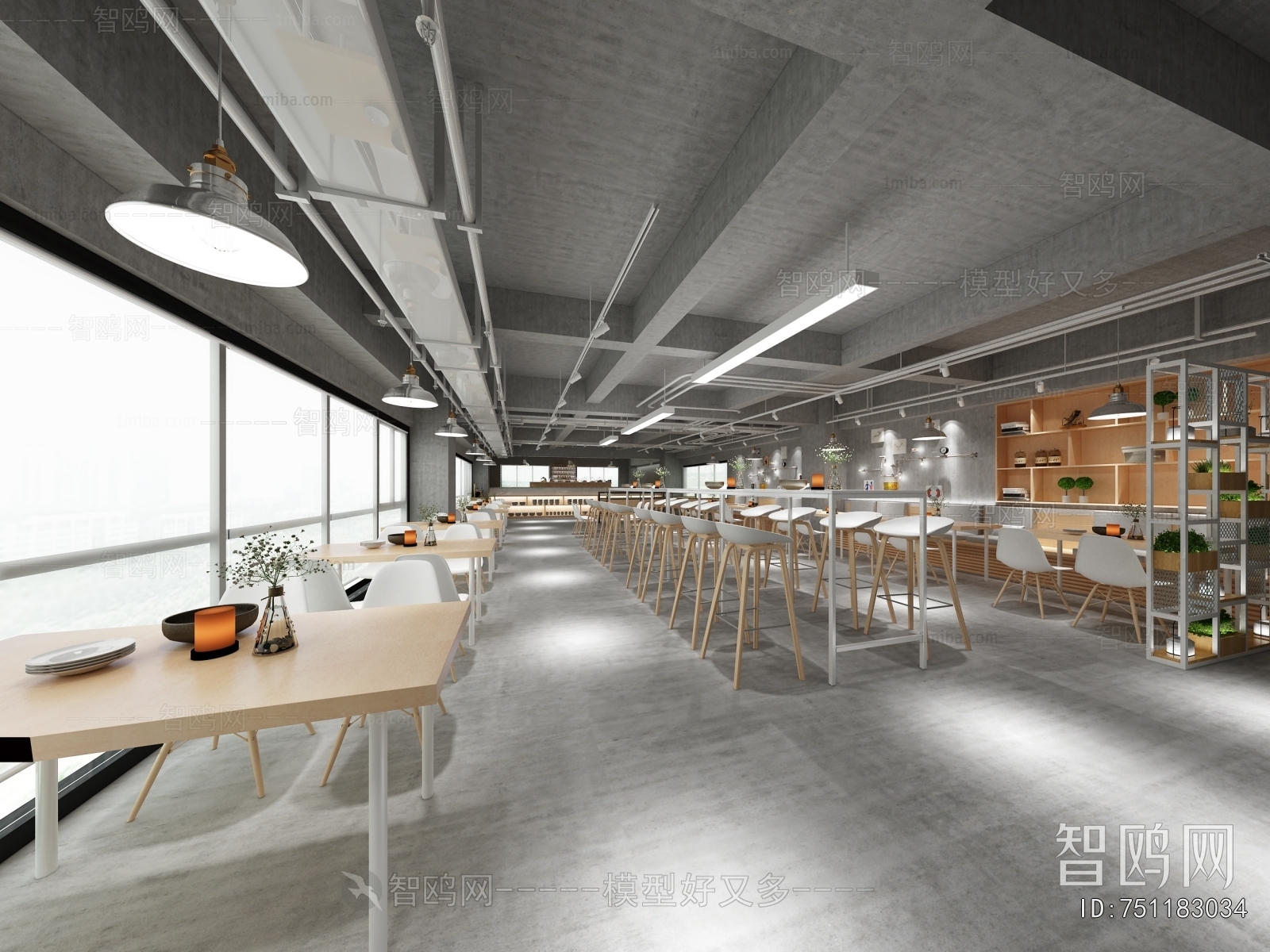 Industrial Style Mess Hall