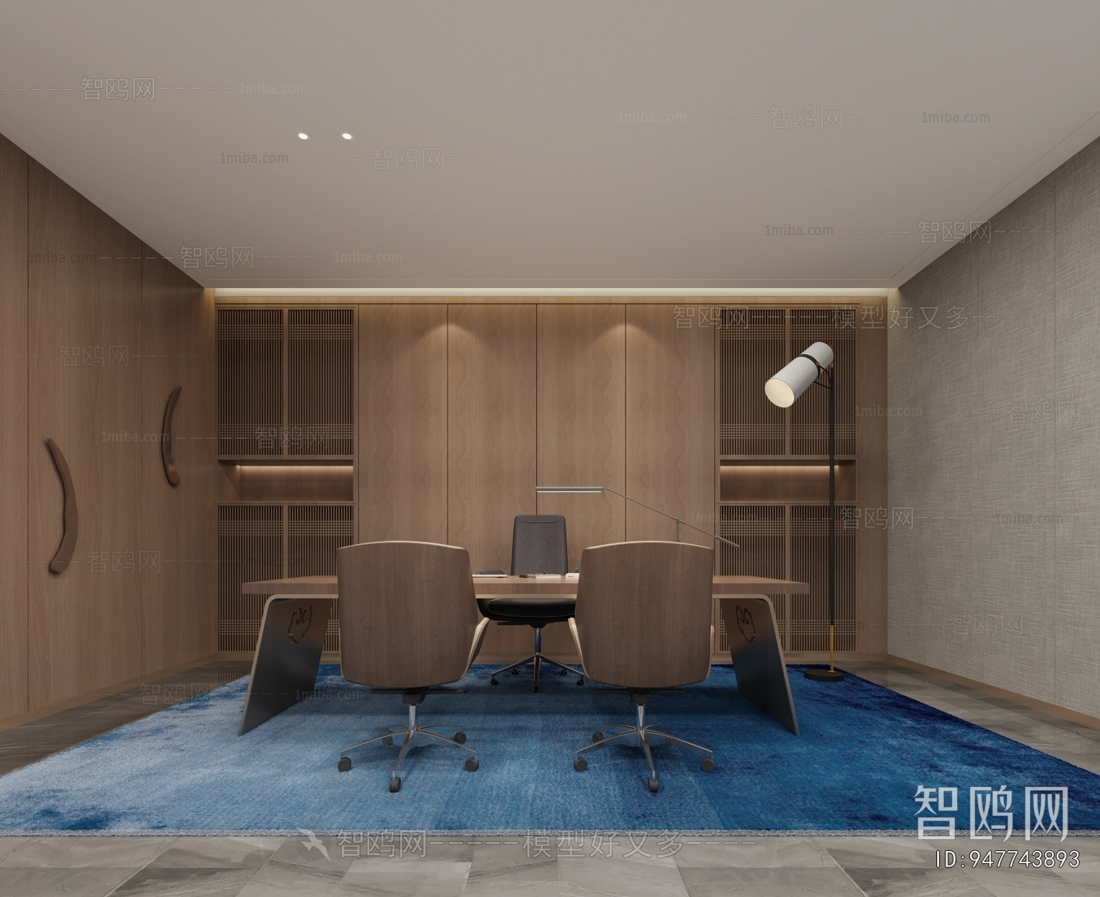 New Chinese Style Manager's Office