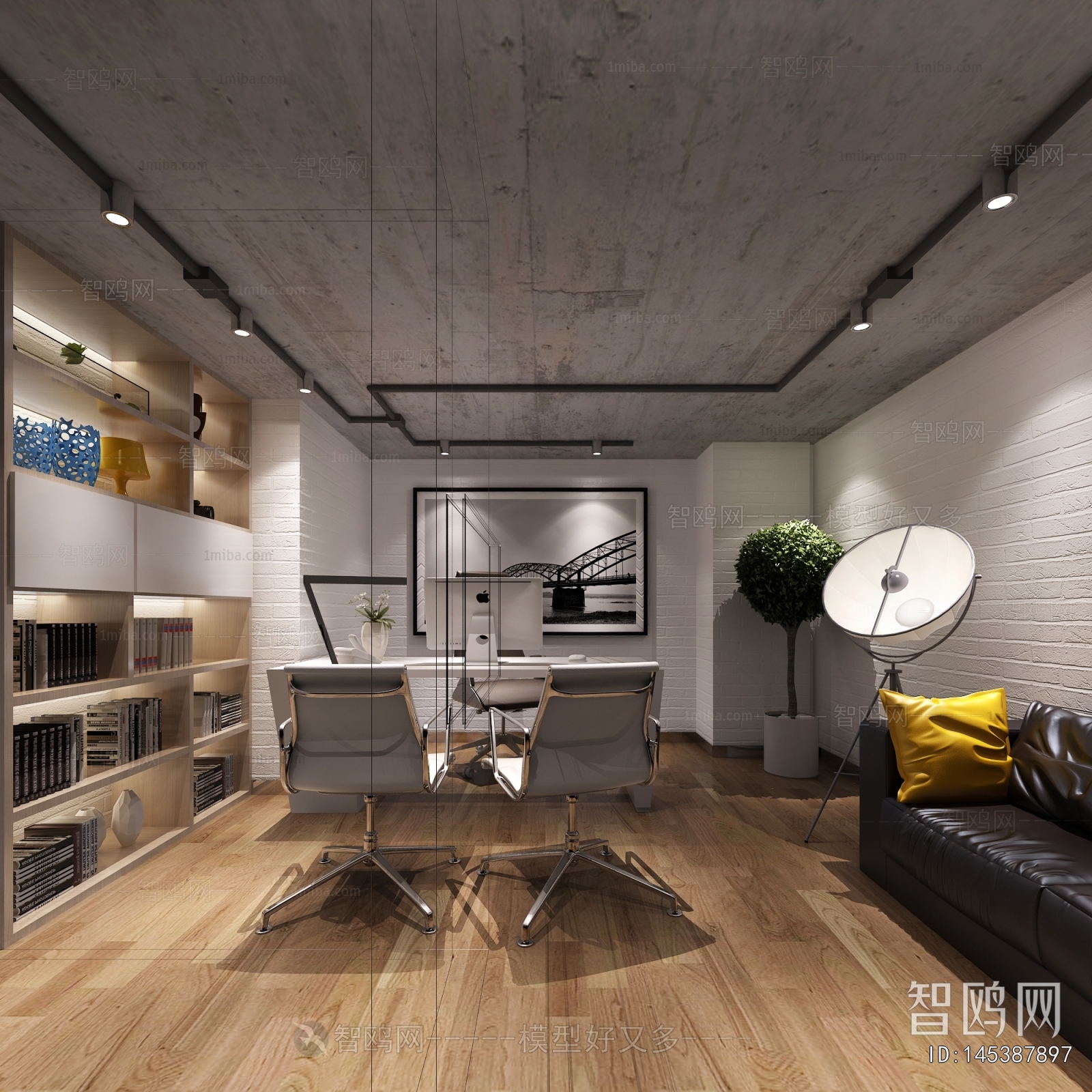 Industrial Style Manager's Office