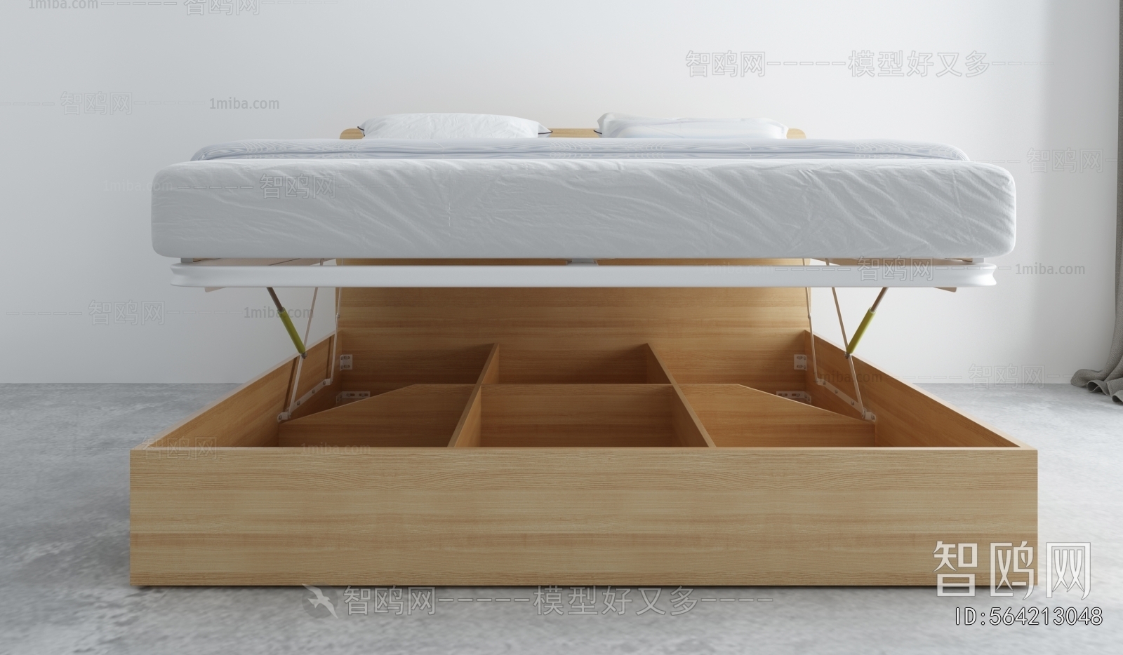 New Chinese Style Double Bed