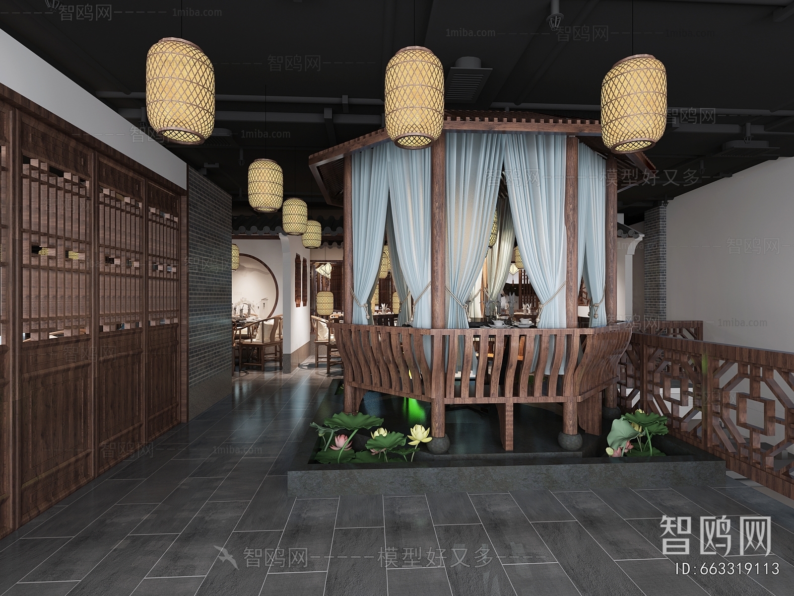 Chinese Style Catering Space