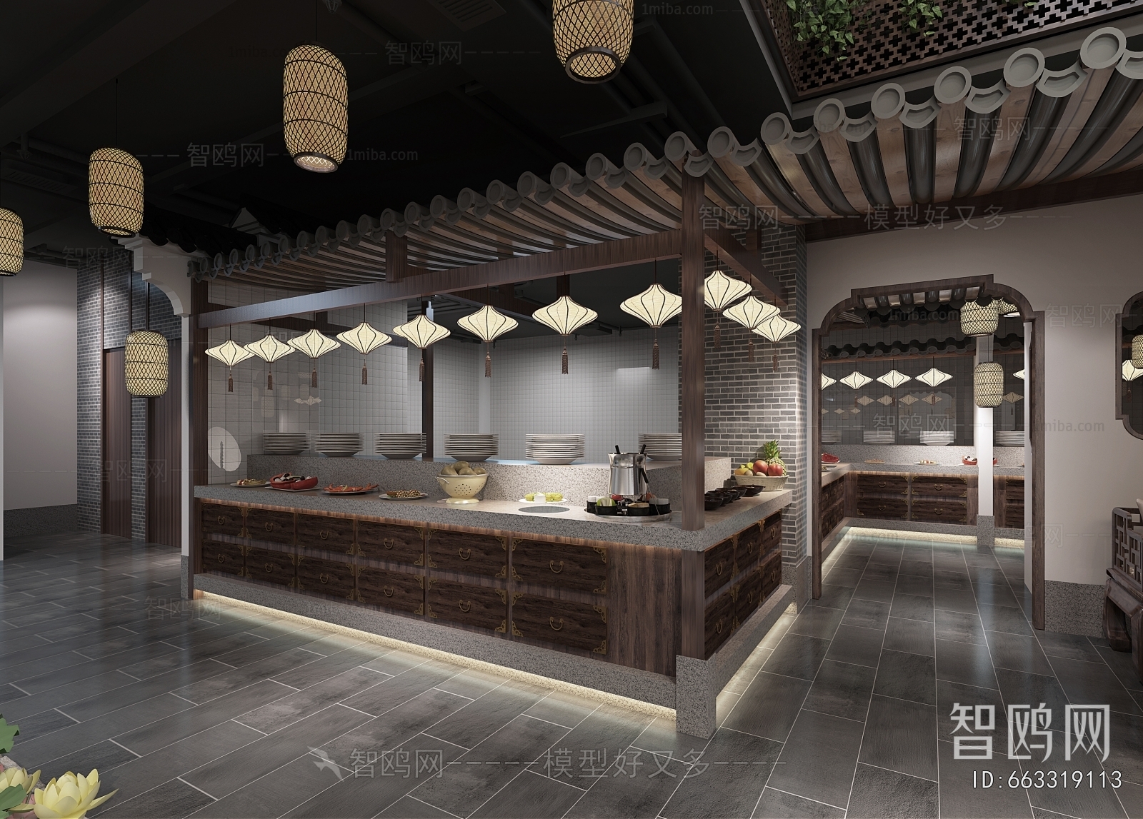 Chinese Style Catering Space