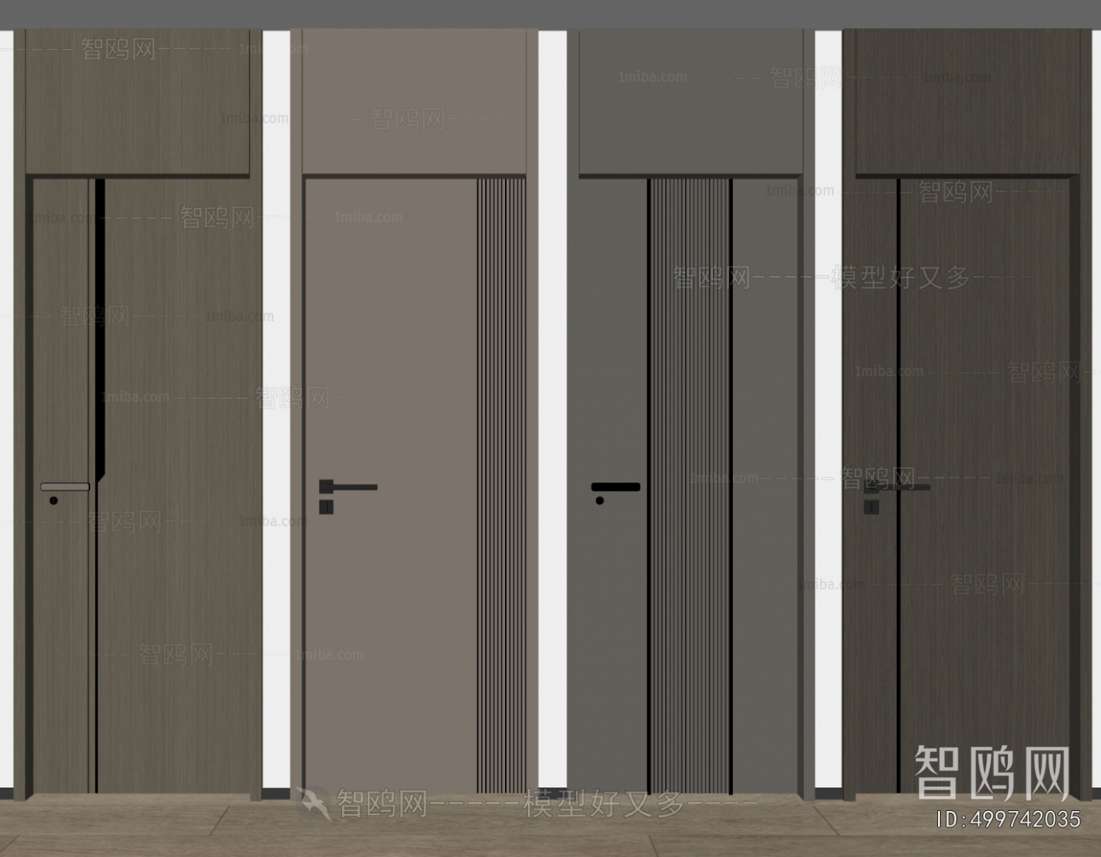 Modern Single Door