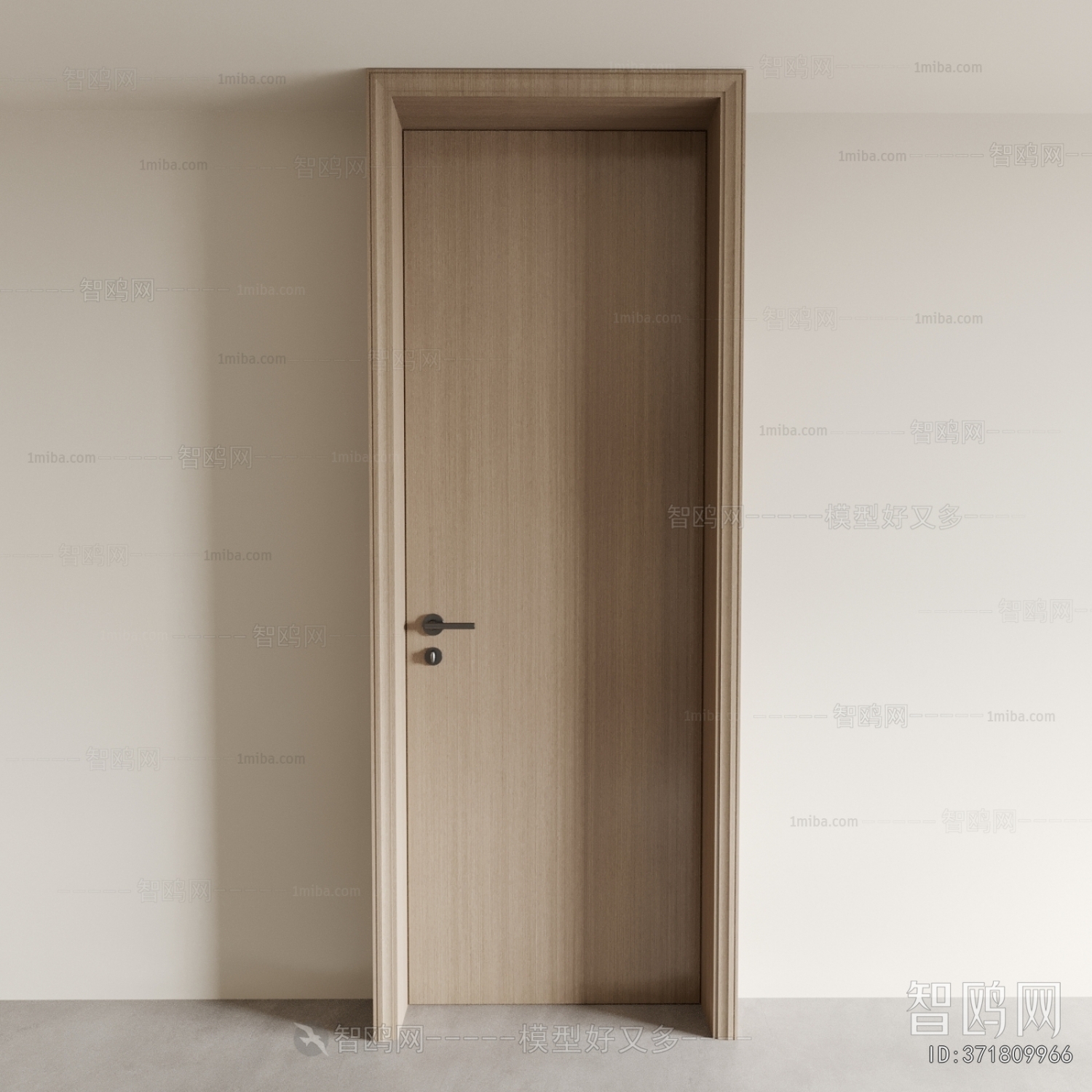 Modern Solid Wood Door