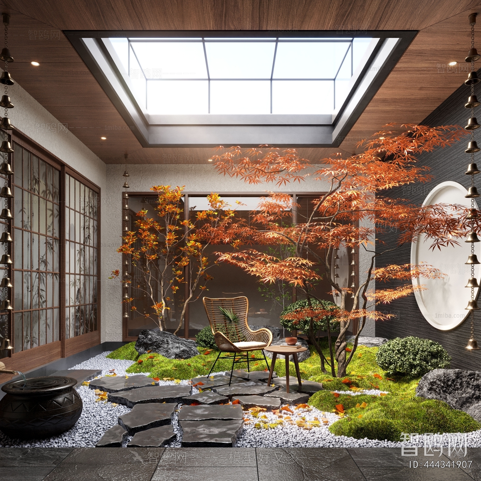 New Chinese Style Courtyard/landscape