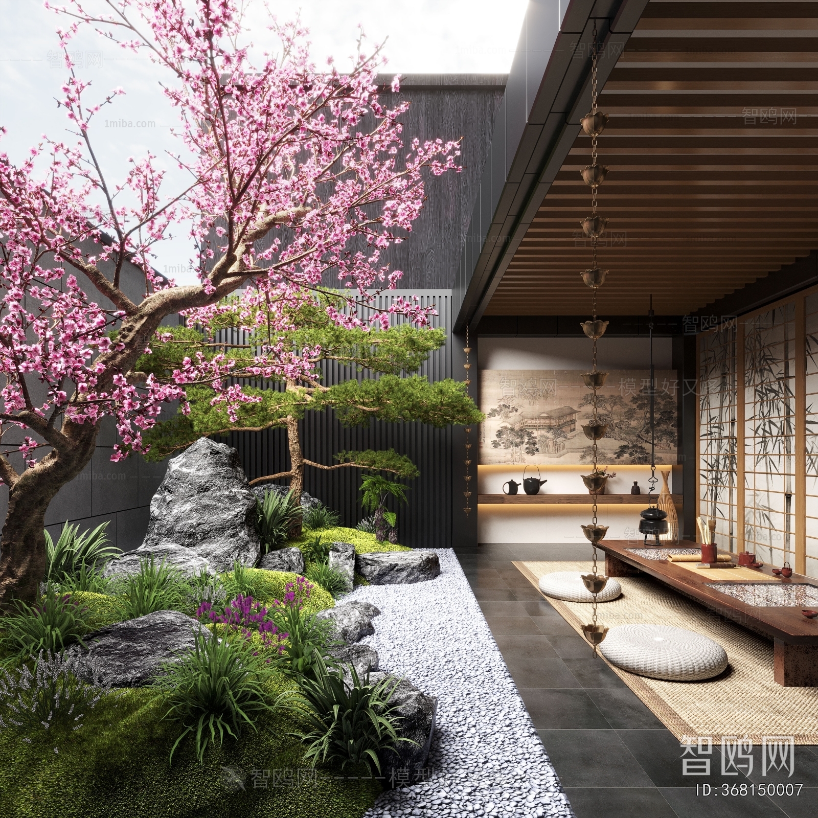 New Chinese Style Courtyard/landscape