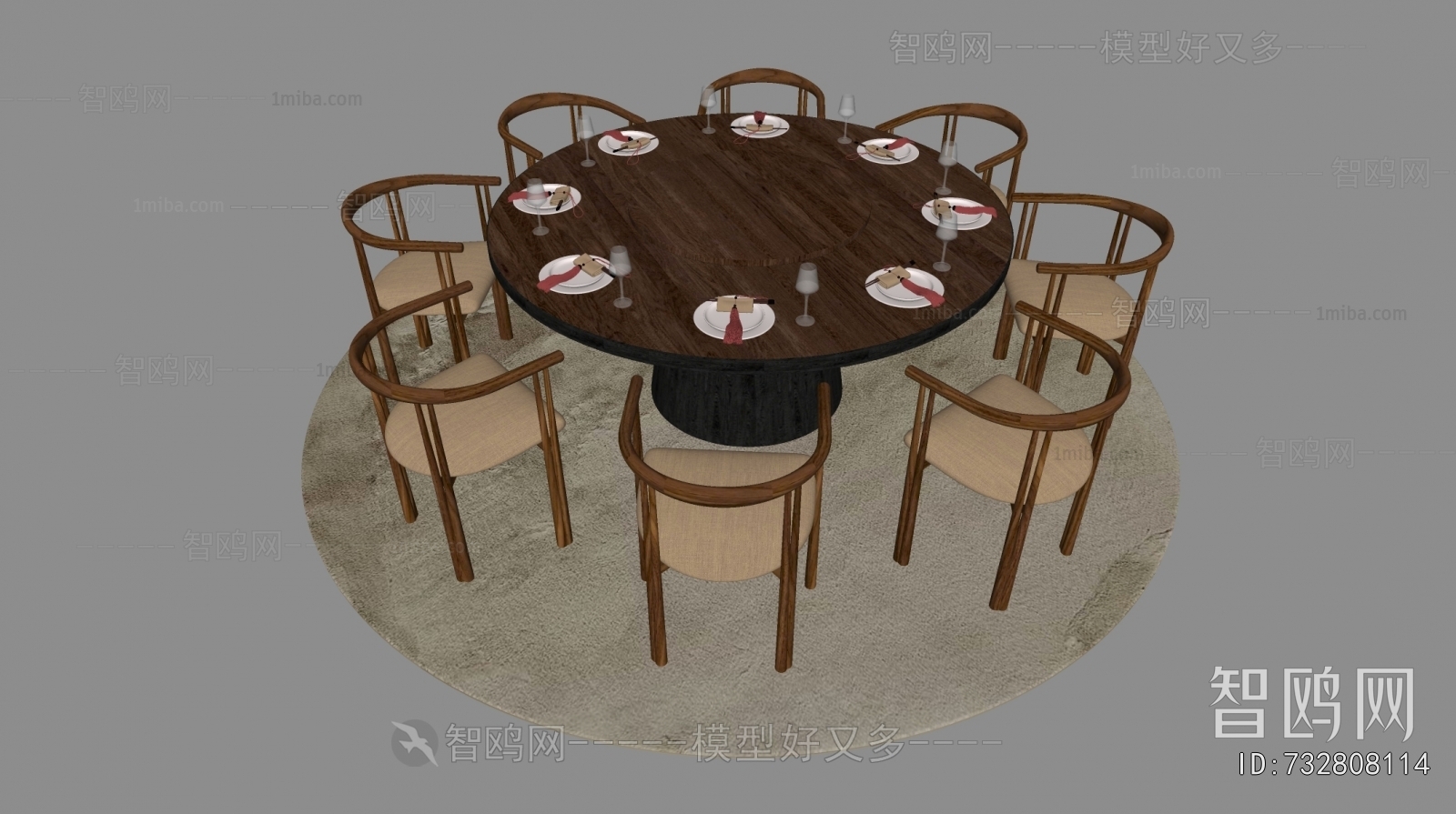 New Chinese Style Dining Table And Chairs