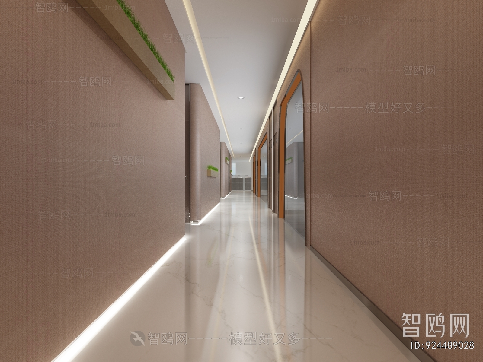 Modern Corridor/elevator Hall