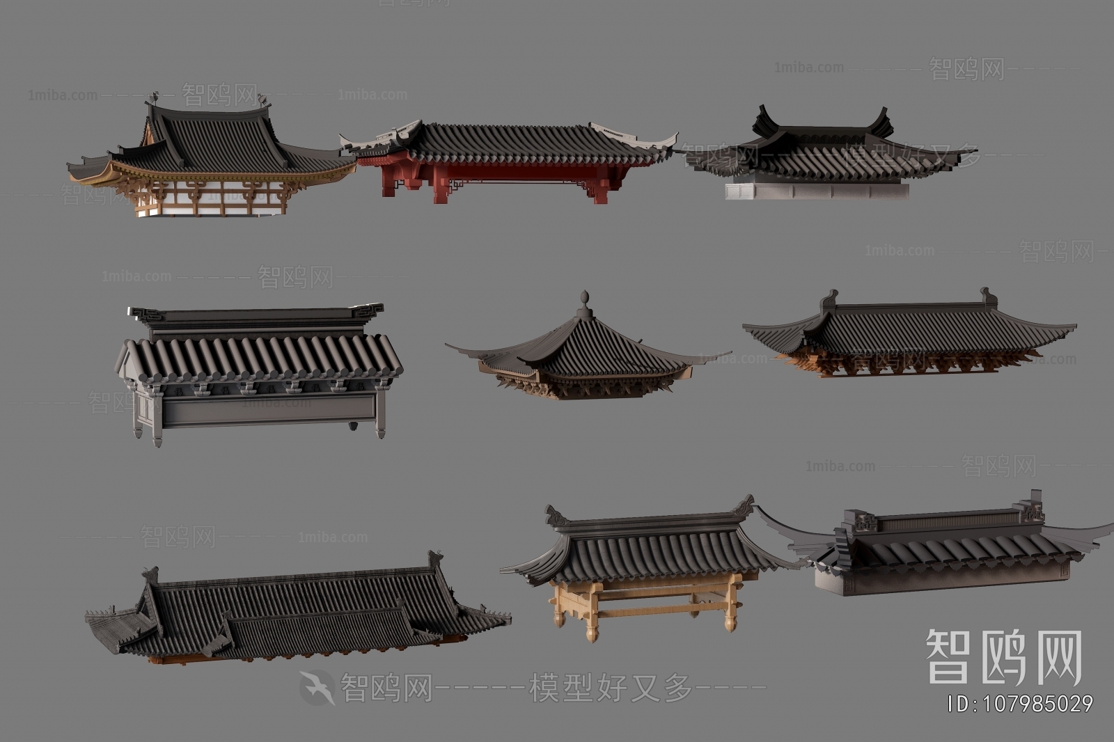 Chinese Style Ancient Architectural Buildings