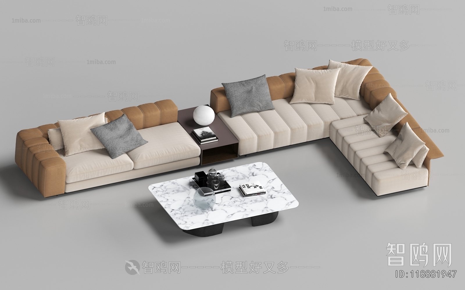 Modern Multi Person Sofa