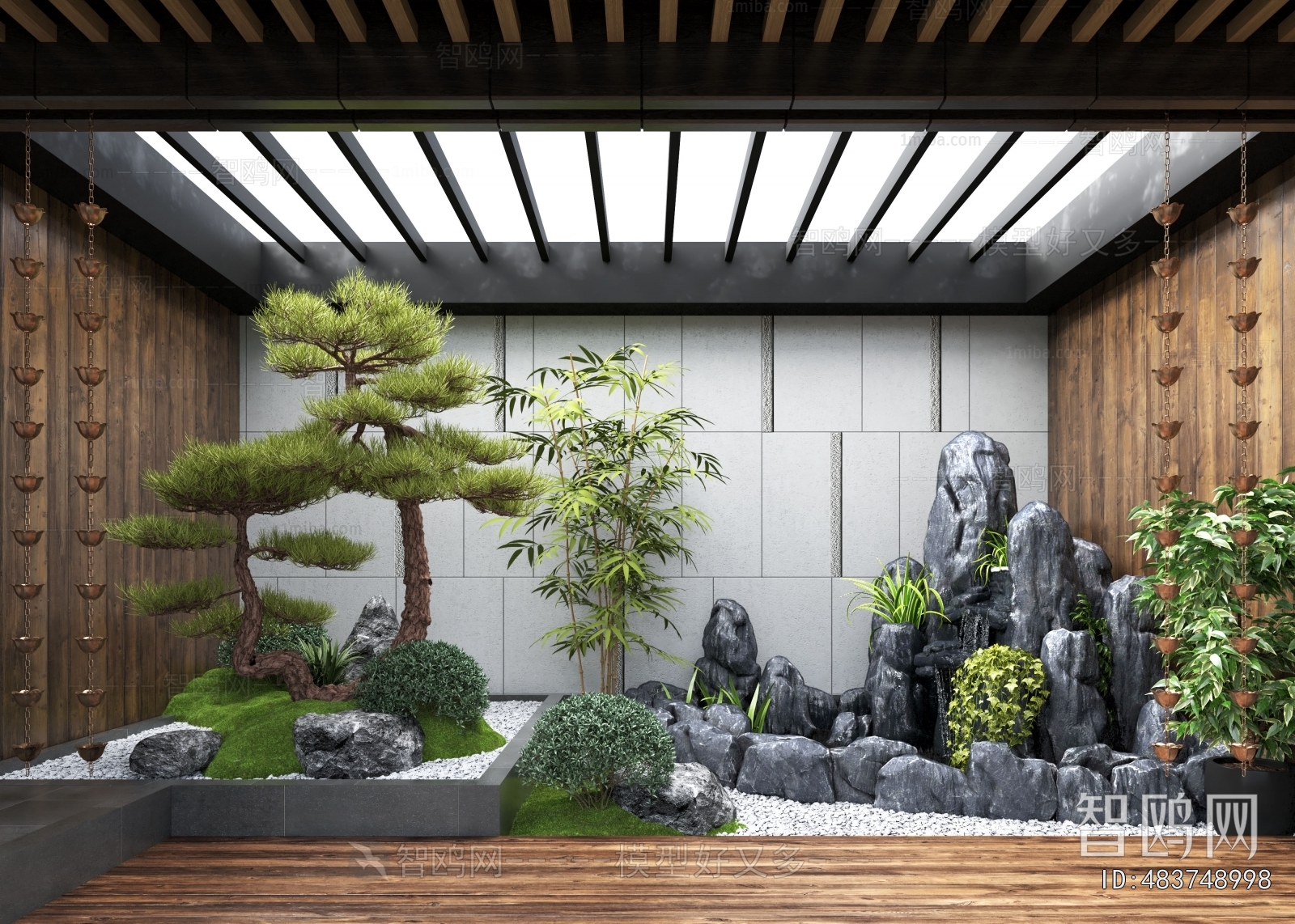 New Chinese Style Courtyard/landscape