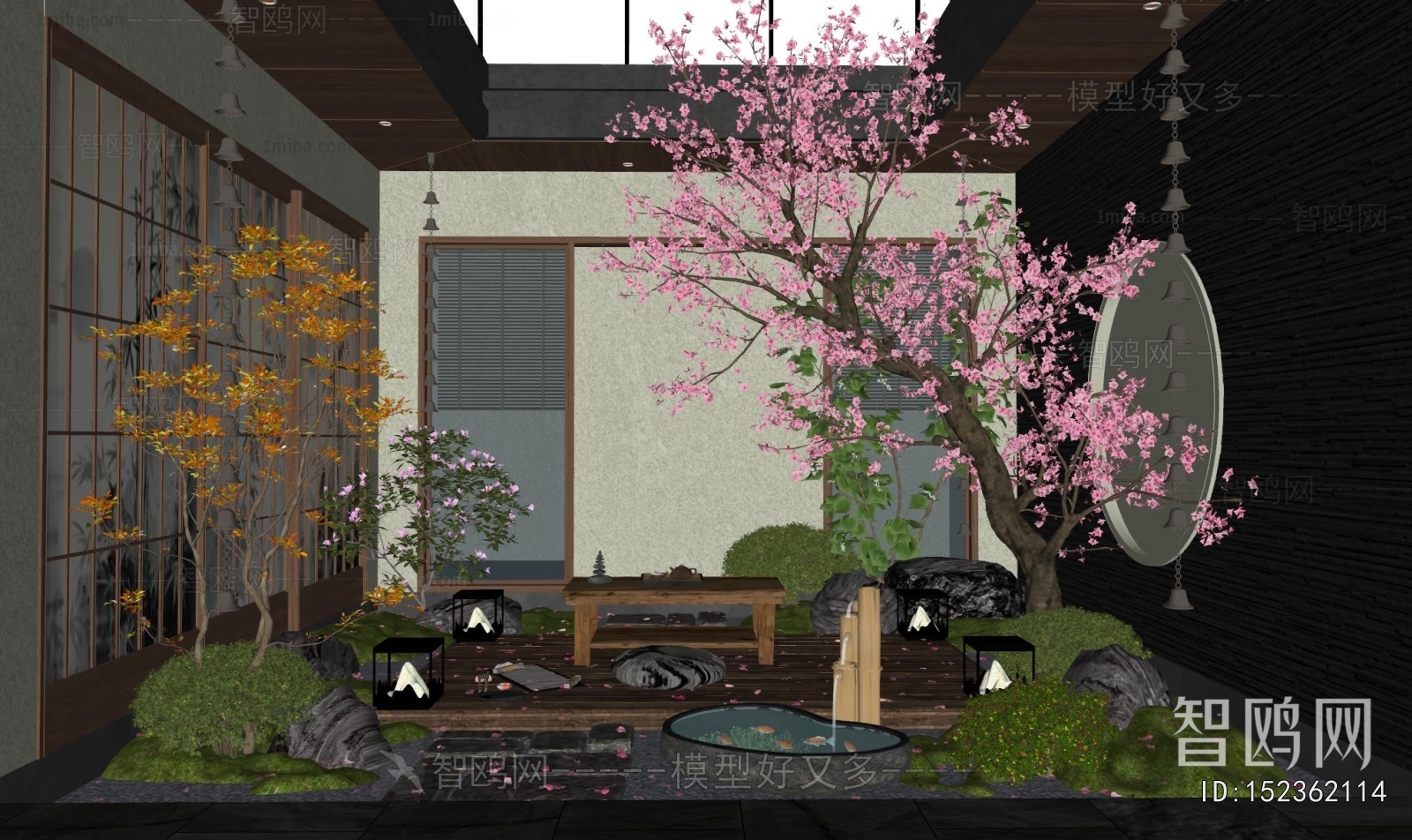 New Chinese Style Courtyard/landscape