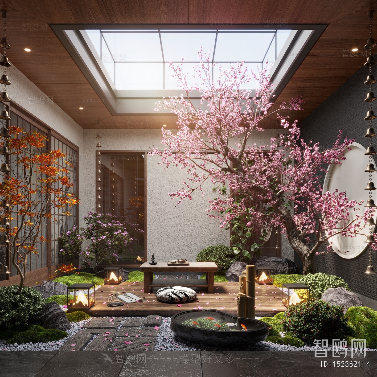 New Chinese Style Courtyard/landscape