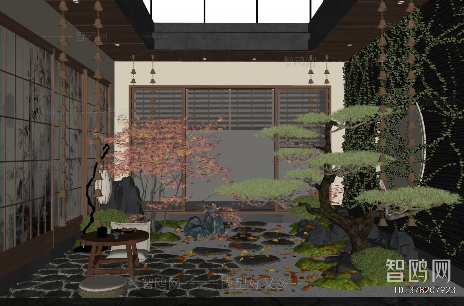 New Chinese Style Courtyard/landscape