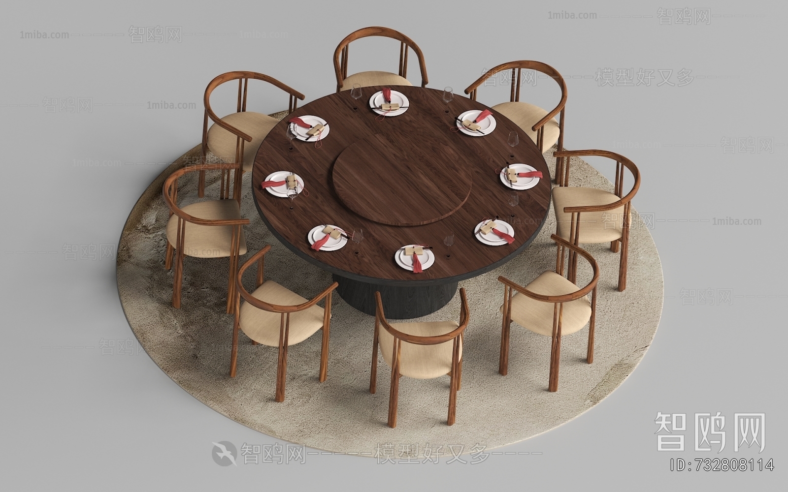 New Chinese Style Dining Table And Chairs