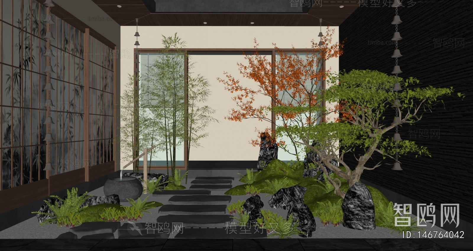 New Chinese Style Courtyard/landscape