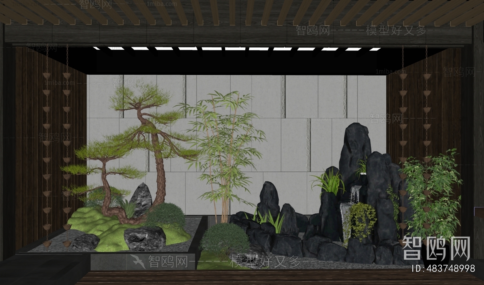 New Chinese Style Courtyard/landscape