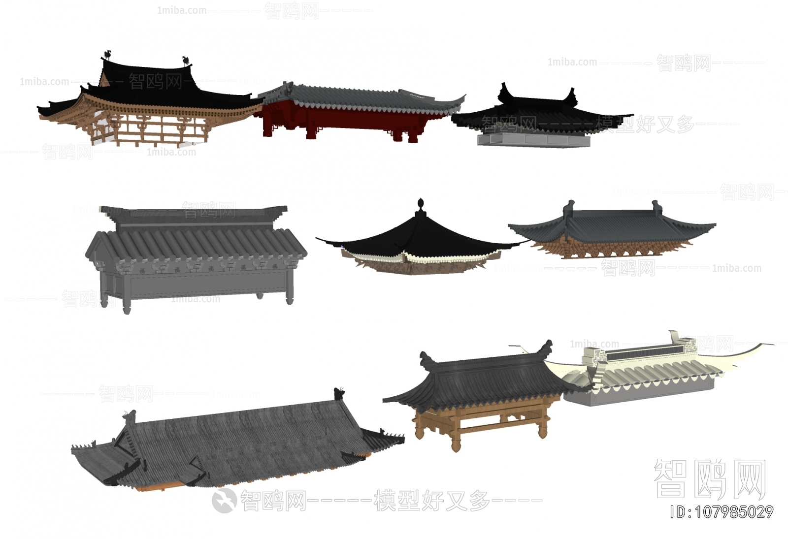 Chinese Style Ancient Architectural Buildings