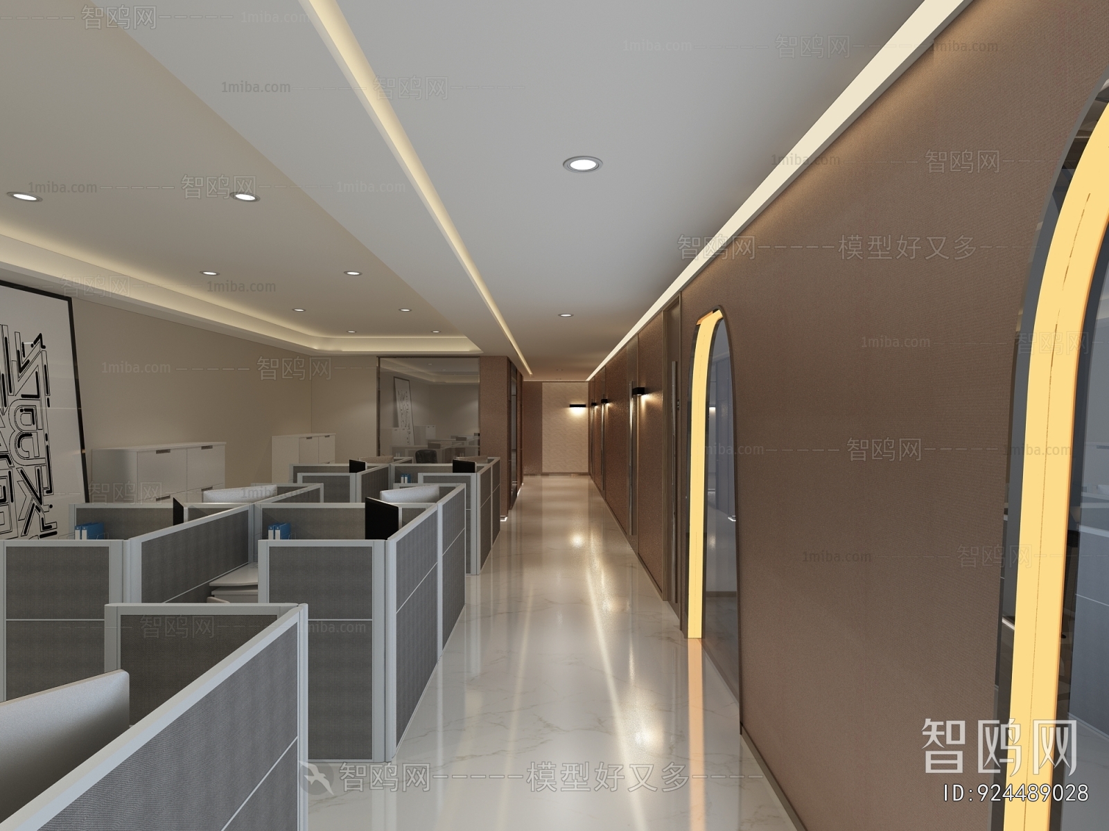 Modern Corridor/elevator Hall