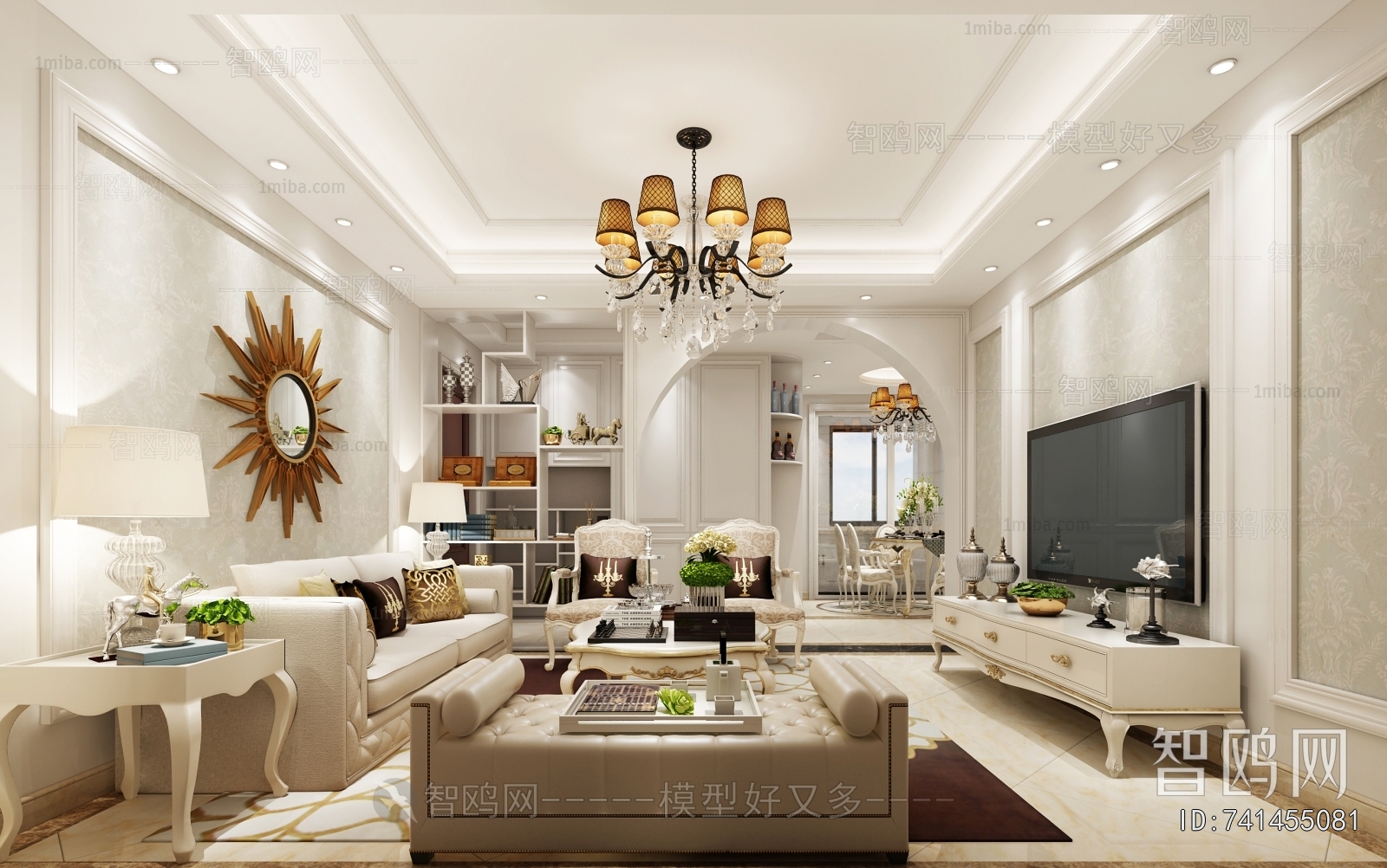 New Classical Style A Living Room