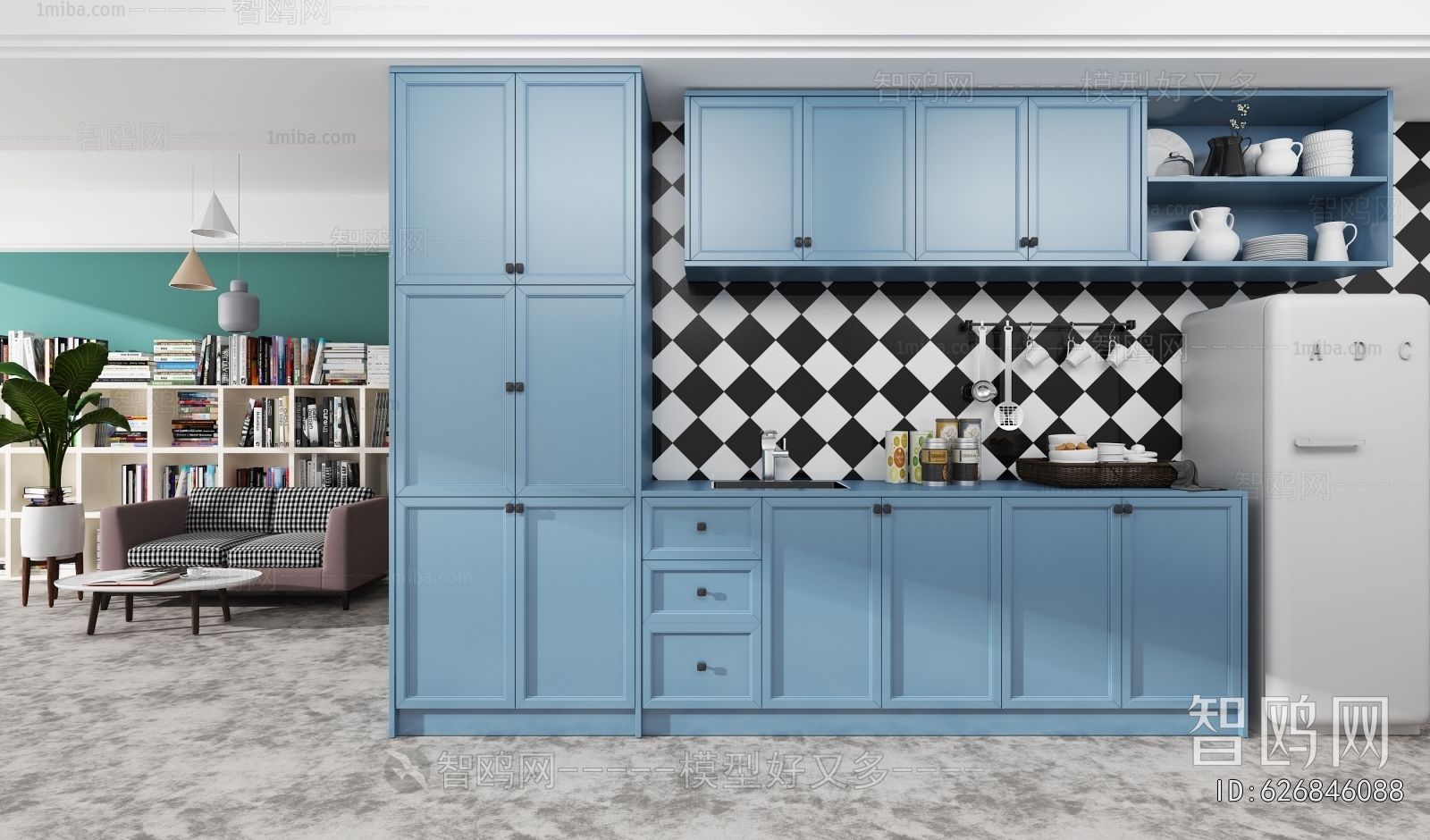 Nordic Style Kitchen Cabinet