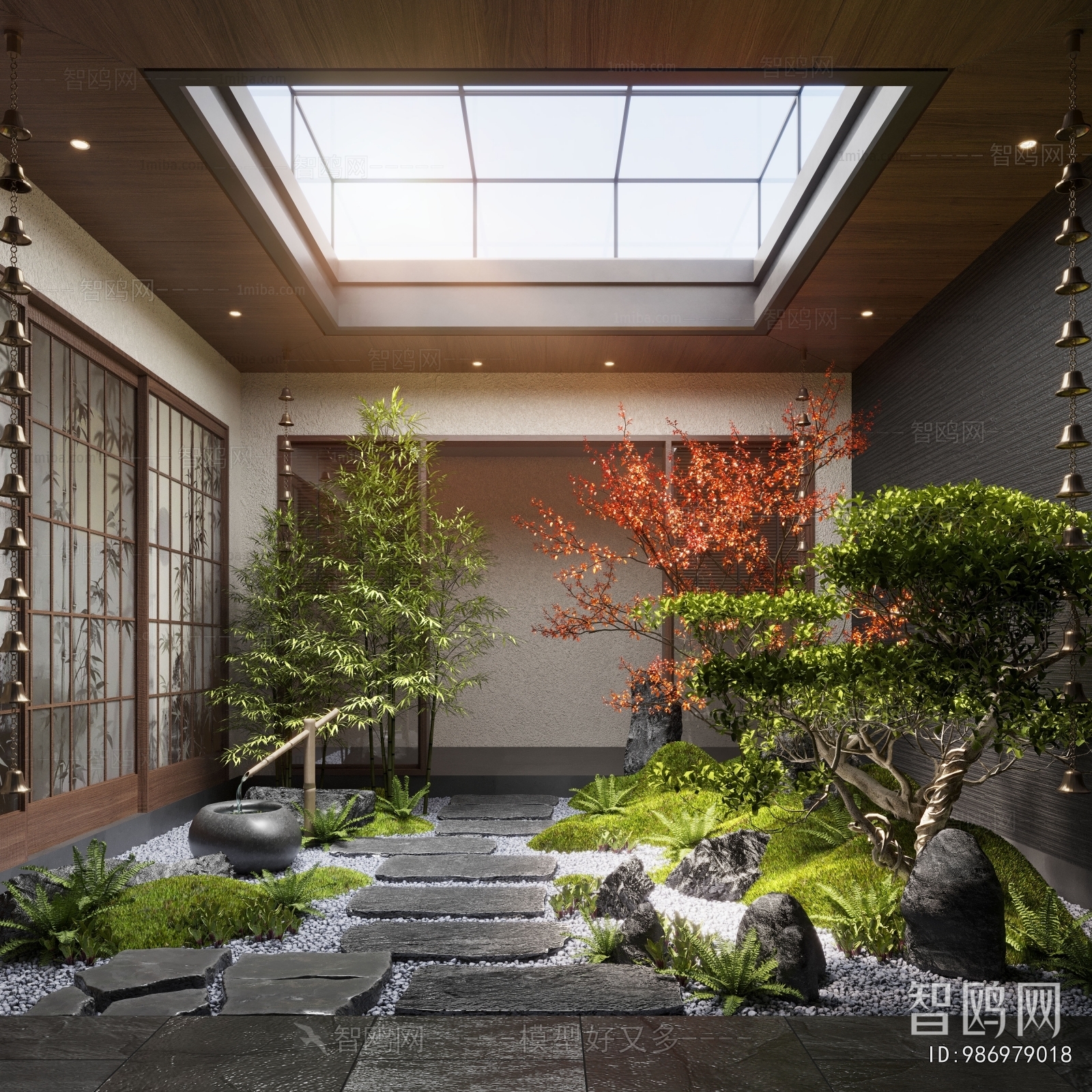 New Chinese Style Courtyard/landscape