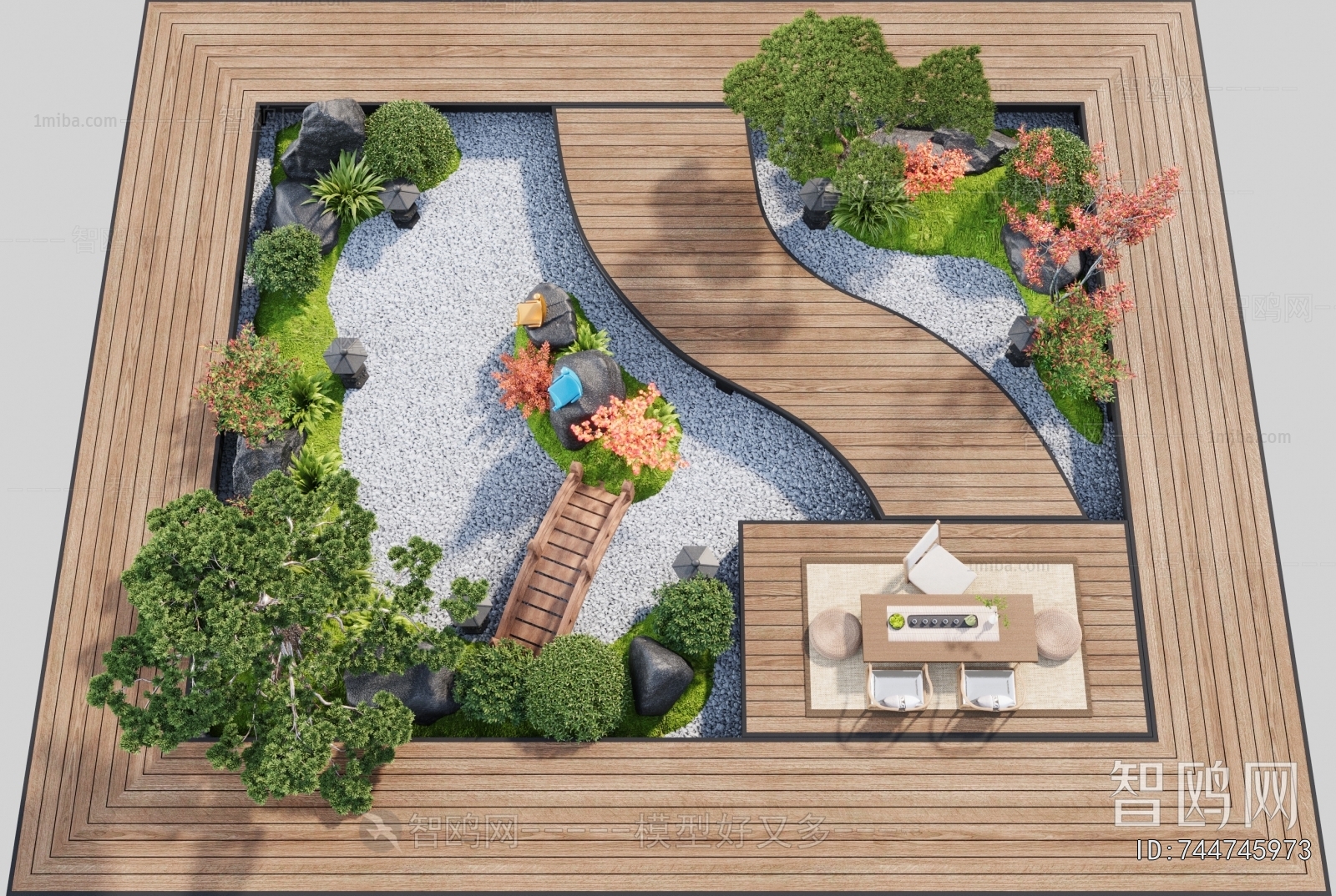 New Chinese Style Courtyard/landscape