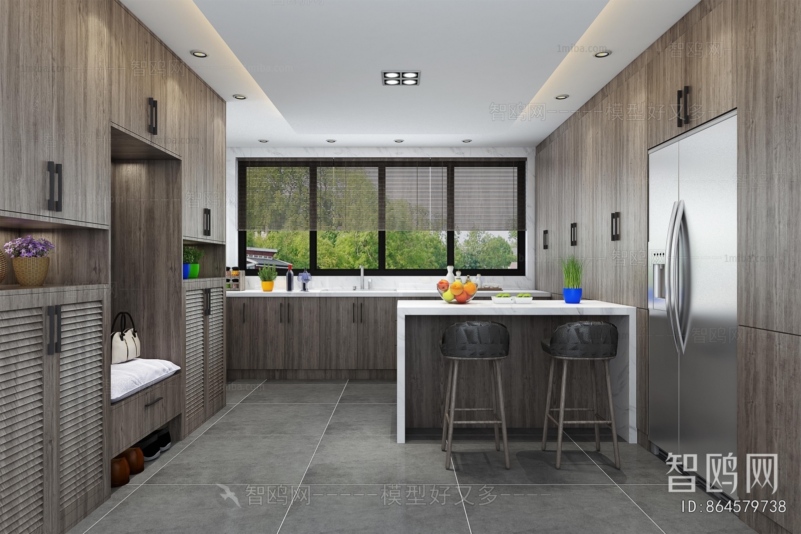 Modern Open Kitchen