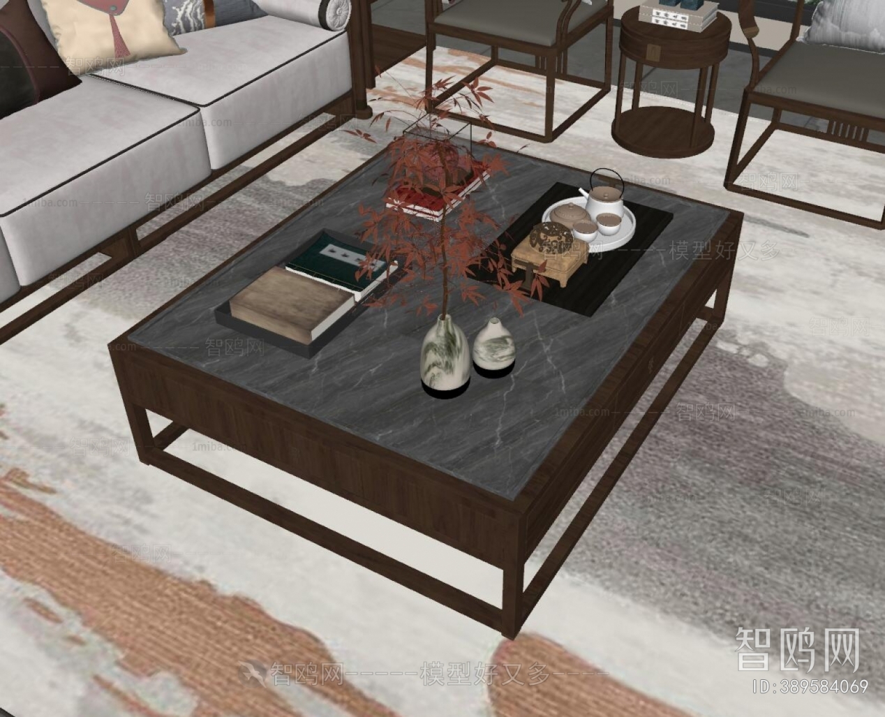 New Chinese Style Coffee Table