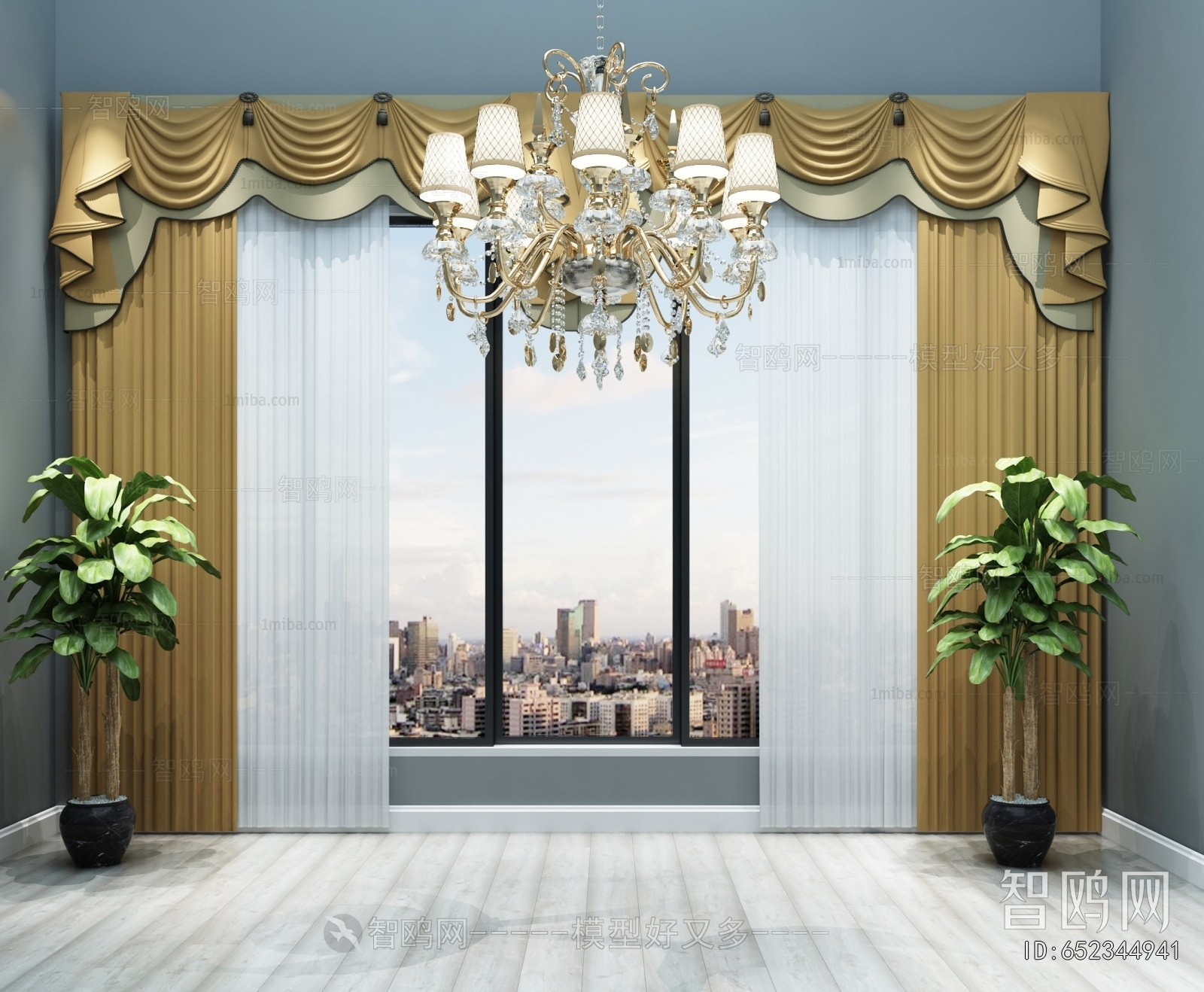 Simple European Style The Curtain