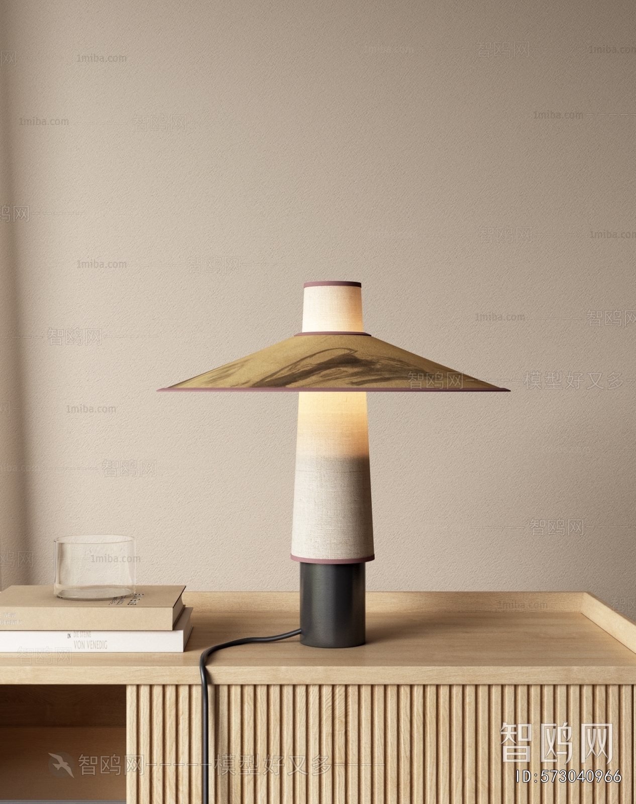 Wabi-sabi Style Table Lamp