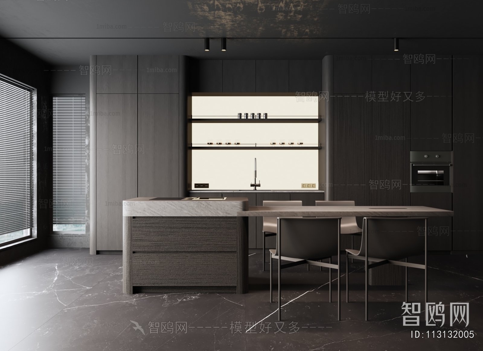 Modern Open Kitchen