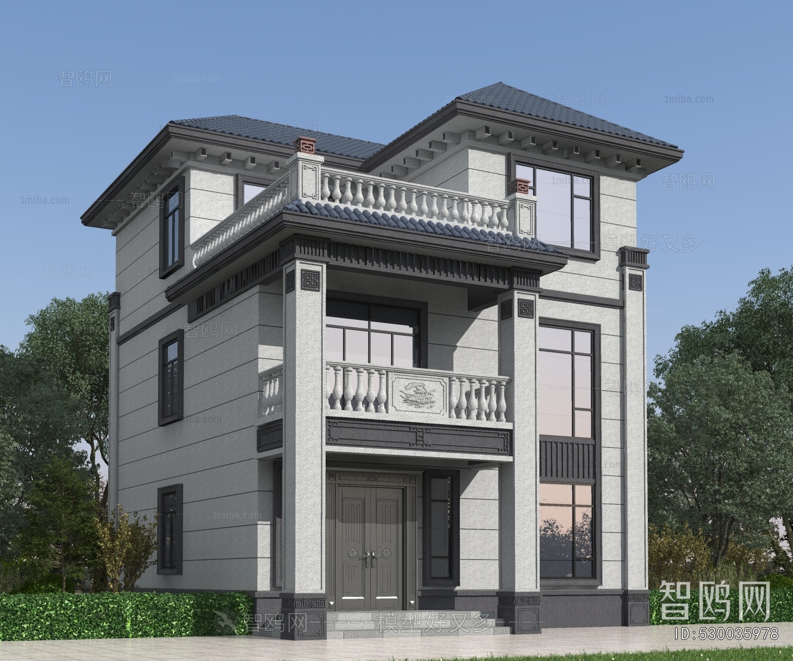 New Chinese Style Detached Villa