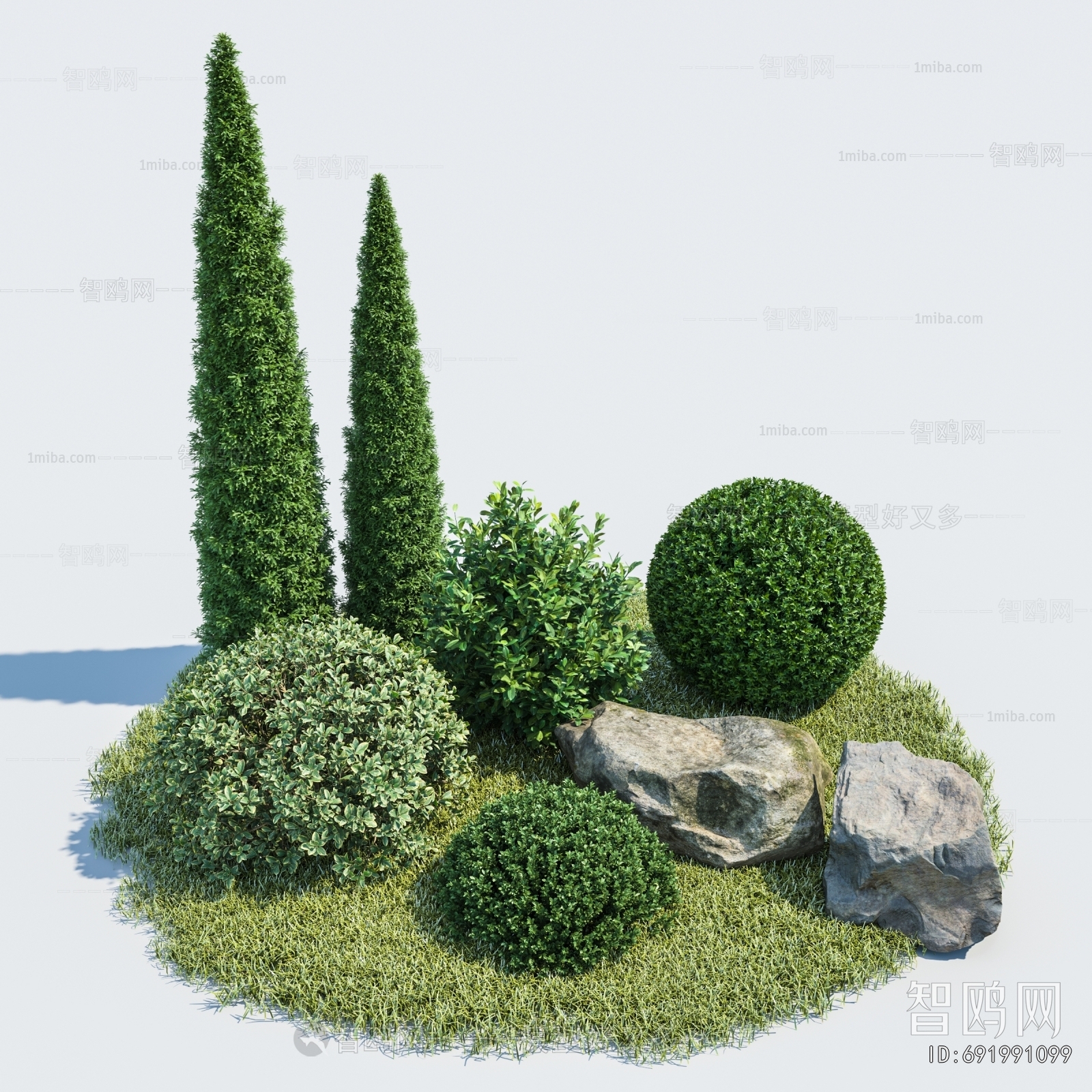 Modern Shrubbery