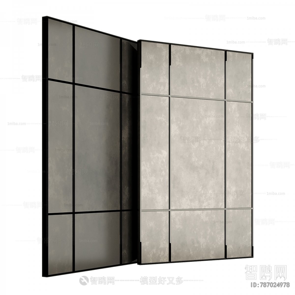 Modern Metal Screen Partition