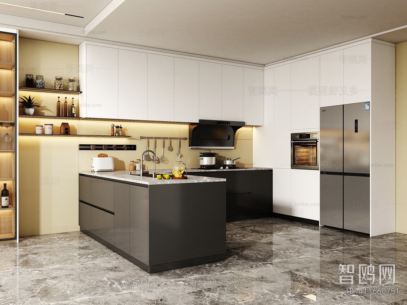 Modern Open Kitchen