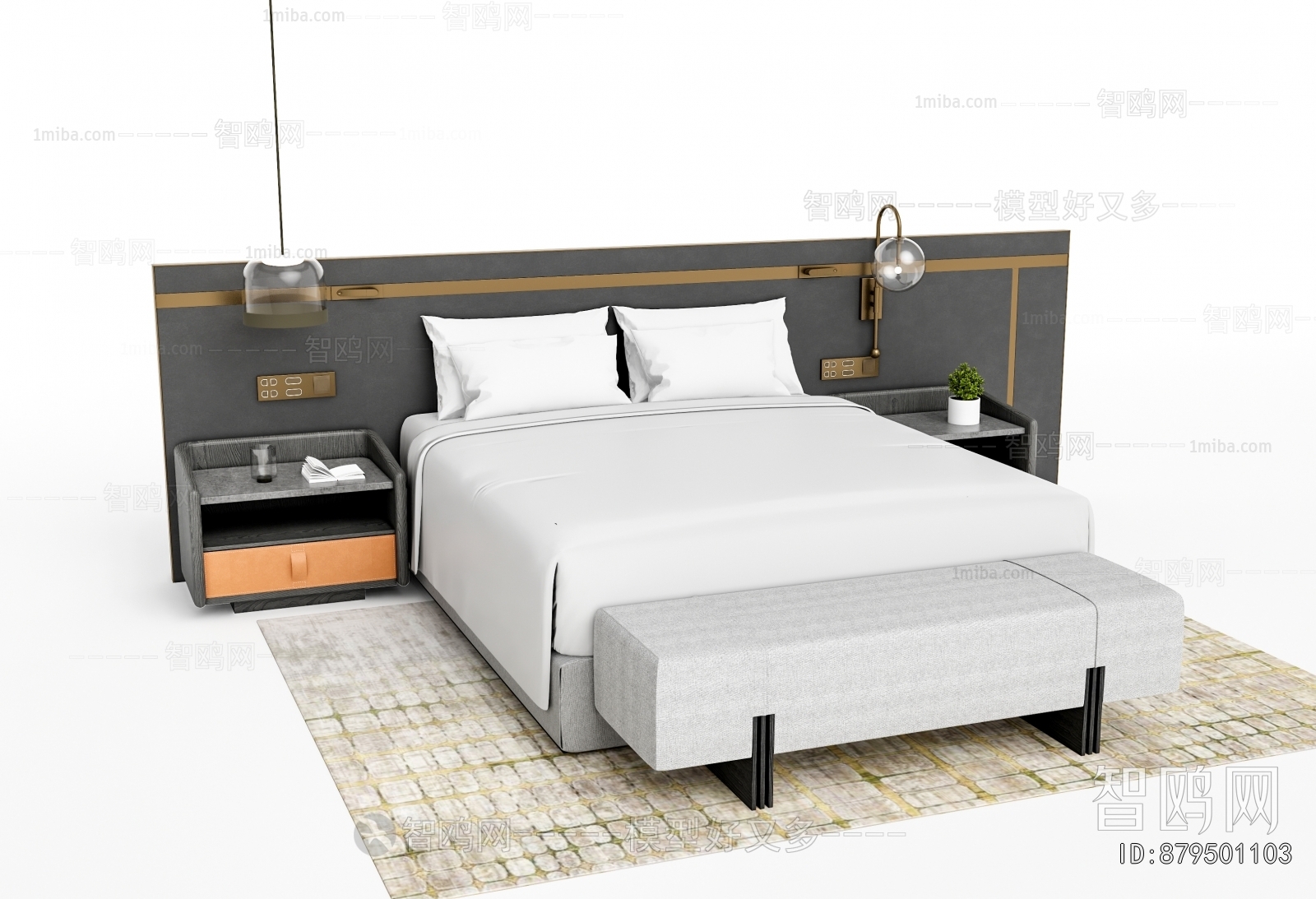 Modern Double Bed