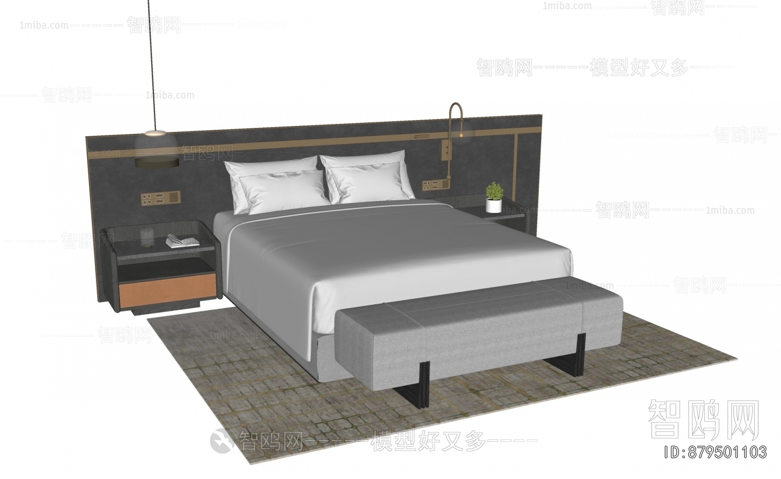 Modern Double Bed