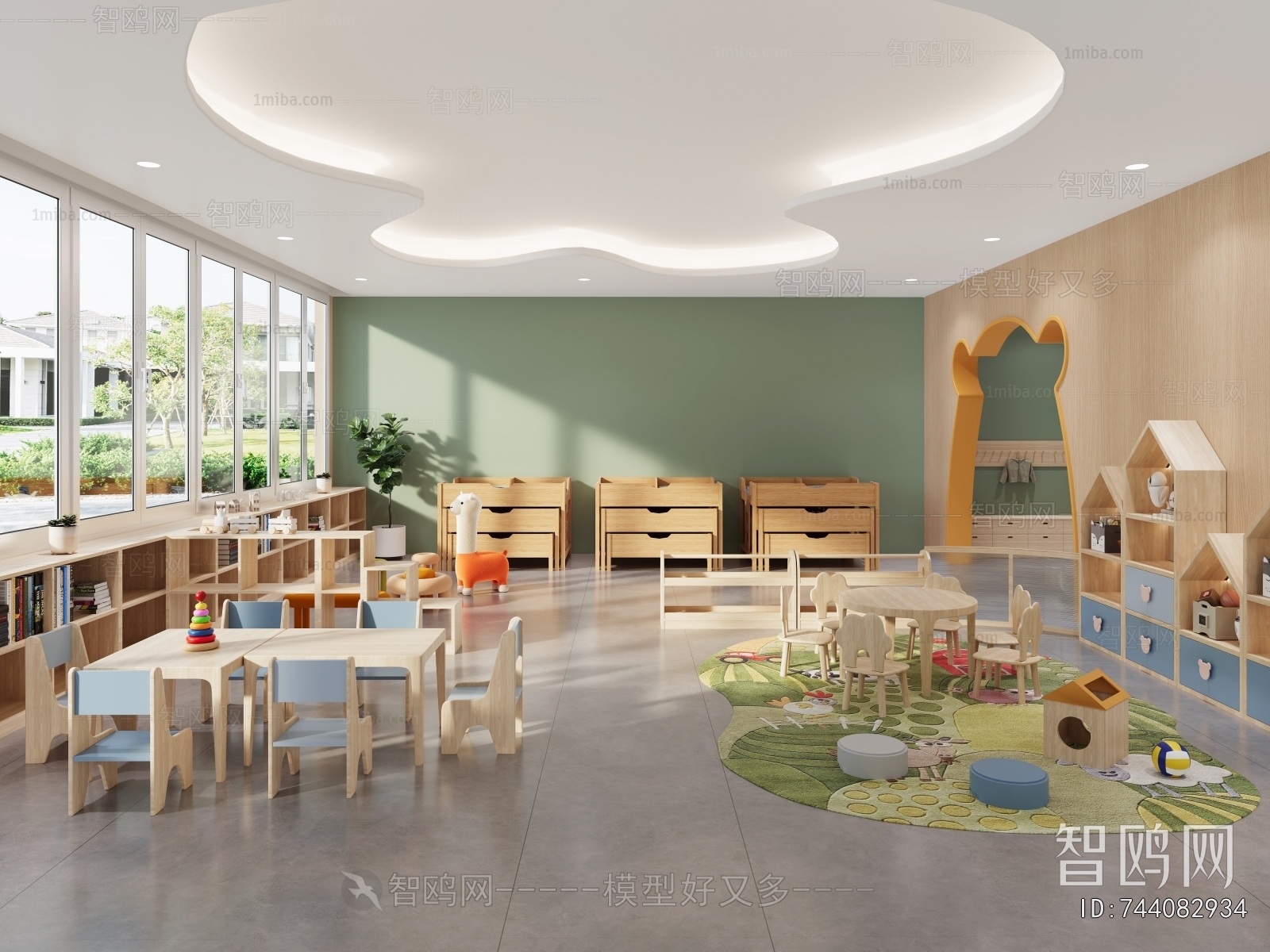 Modern Children's Playroom