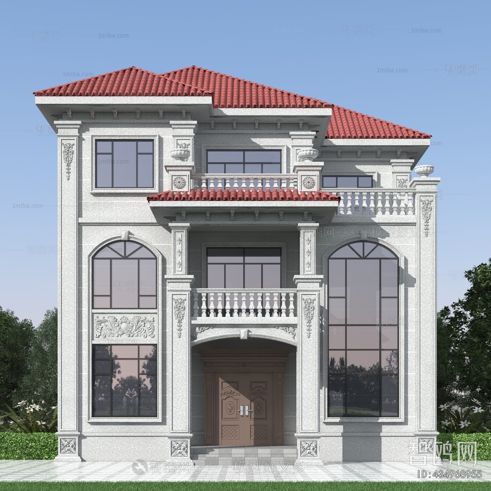 Simple European Style Detached Villa